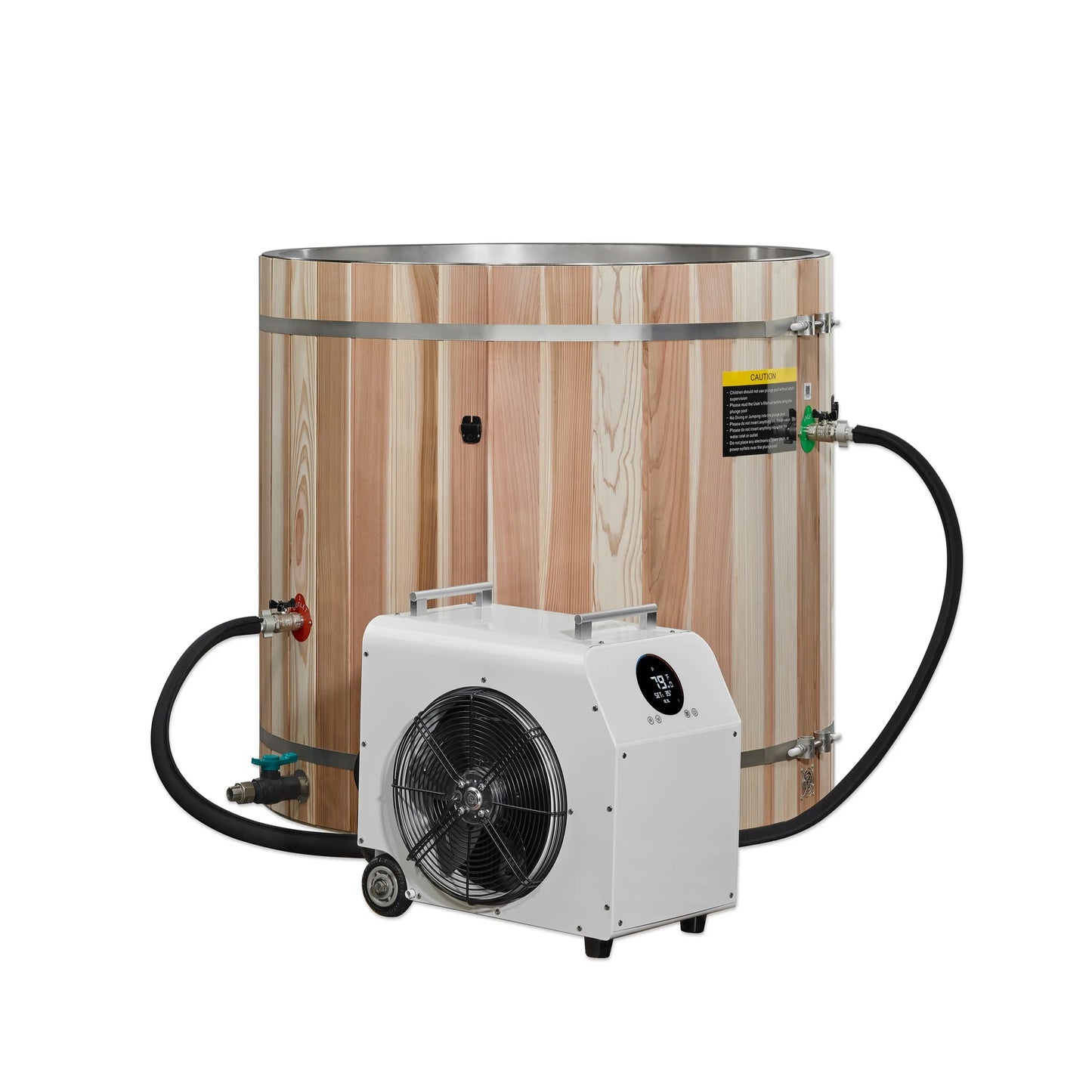 Dynamic Cold Therapy Barrel 304 Stainless Steel Cold Plunge (DCT-B-042-SSPC-34) Dynamic Cold Therapy