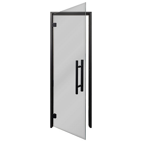 PROSAUNAS Prehung Tinted Glass Sauna Door 24 x 81 in Black Alder