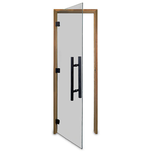 PROSAUNAS Prehung Tinted Glass Sauna Door 24 x 81 in Thermo-Aspen