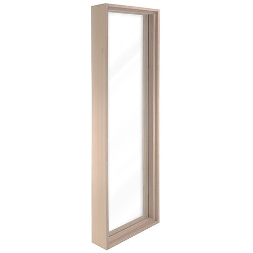 PROSAUNAS Hemlock Dual Pane Sauna Window Clear Glass 17.63 x 61.63 in