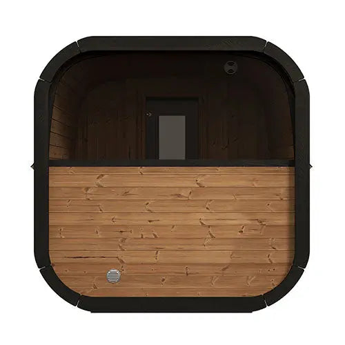 SaunaLife Model CL12GCP (Cube-Series Outdoor Home Sauna Suite Kit, Up to 8 Persons) SaunaLife
