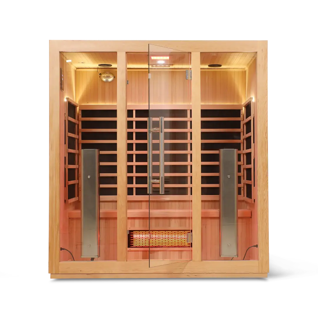 HealthSmart 4 Person Full Spectrum "Smart" WIFI Infrared Sauna HealthSmart