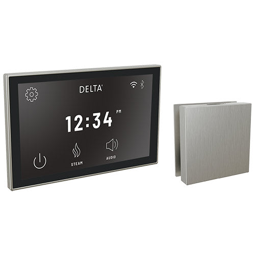 Delta SteamScape Deluxe System with Digital Interface and Square Steam Head