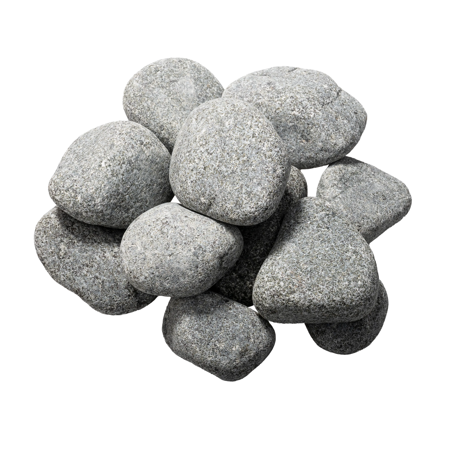 Saunum Heater Stones (Sauna Heater Stones, Rounded Olivine, 5-10cm, 33lbs) Saunum