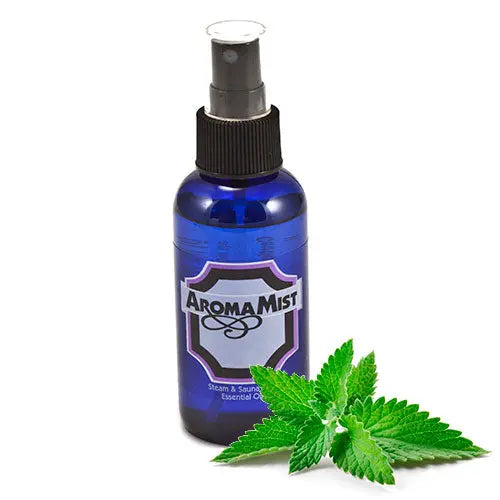 AromaMist Spearmint 4 (Spearmint Aroma Bath Oil, 4-ounce atomizing spray bottle) AromaMist