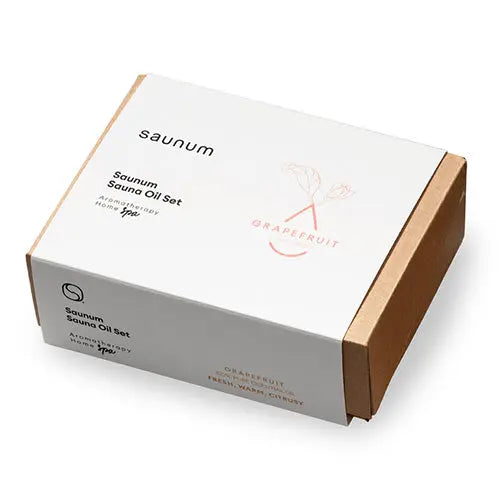 Saunum Aroma Oil Set (Grapefruit Aroma Oil with Reservoir, 10 mL) Saunum