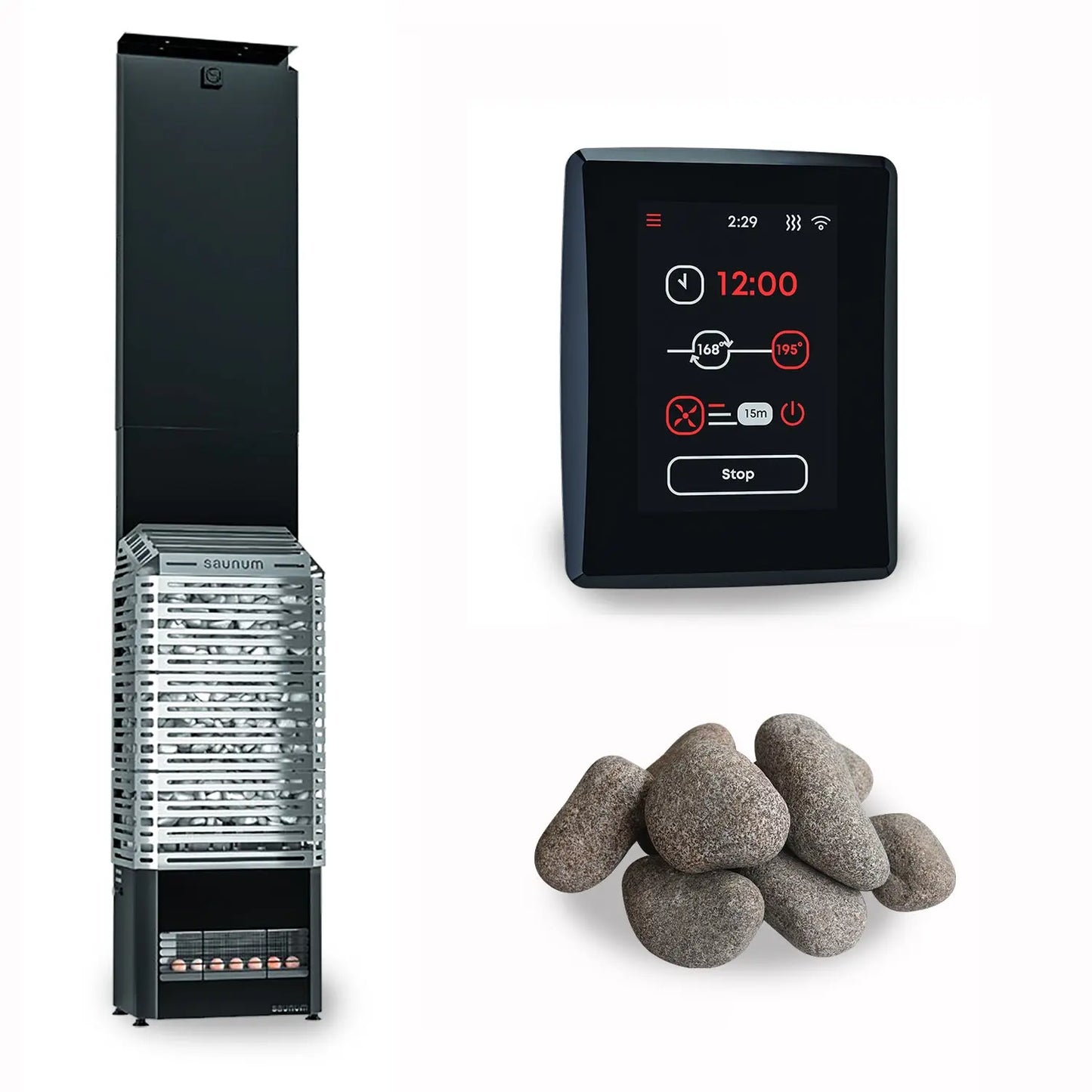 Saunum Air 7 Sauna Heater Package (Air Series, 6.4kW Sauna Heater Package) Saunum