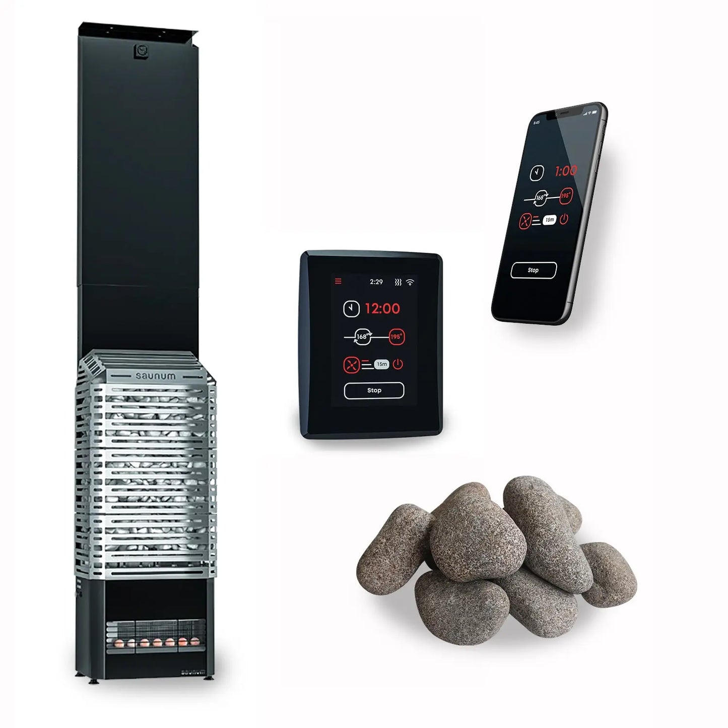 Saunum Air 5 Sauna Heater Package (Air Series, 4.8kW Sauna Heater Package) Saunum
