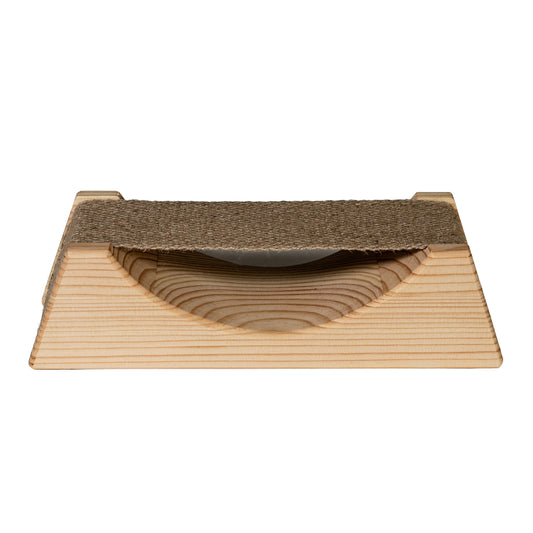 PROSAUNAS Ergo Wooden Sauna Headrest with Cloth Neck Support