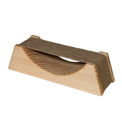 PROSAUNAS Ergo Wooden Sauna Headrest with Cloth Neck Support