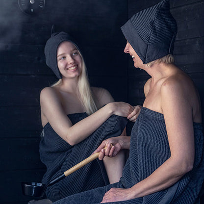 Rento Sauna Ladle Aluminum with Thermo Bamboo