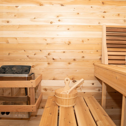 Dundalk Leisurecraft Canadian Timber Luna Outdoor Sauna