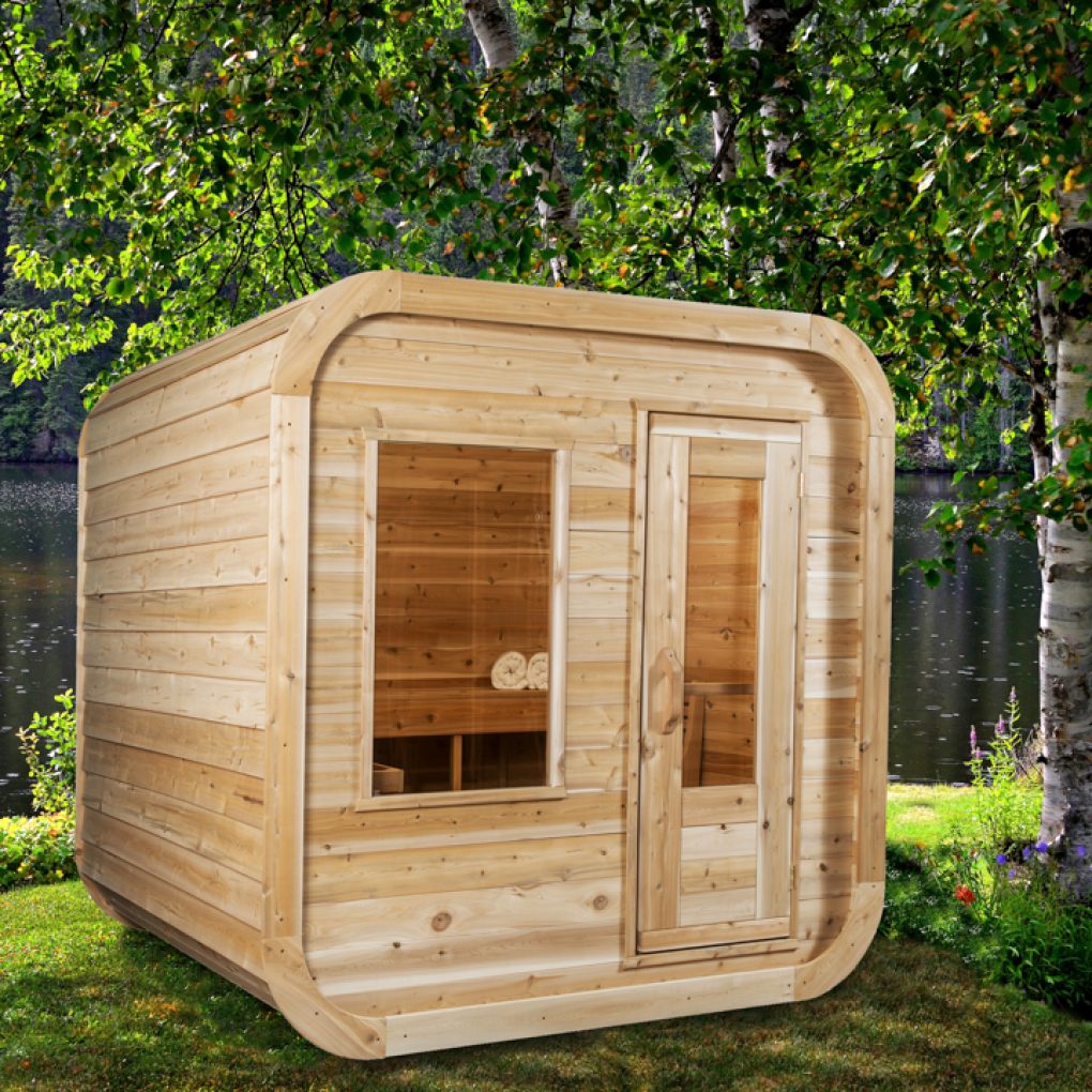 Dundalk Leisurecraft Canadian Timber Luna Outdoor Sauna