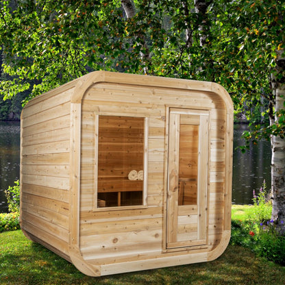 Dundalk Leisurecraft Canadian Timber Luna Outdoor Sauna