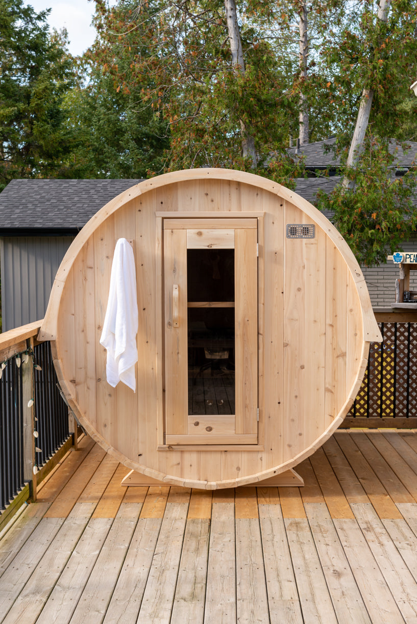 Dundalk Leisurecraft Canadian Timber Outdoor Sauna Harmony Model