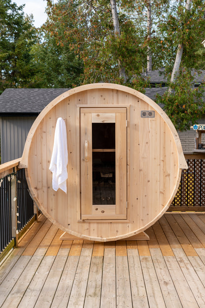 Dundalk Leisurecraft Canadian Timber Outdoor Sauna Harmony Model