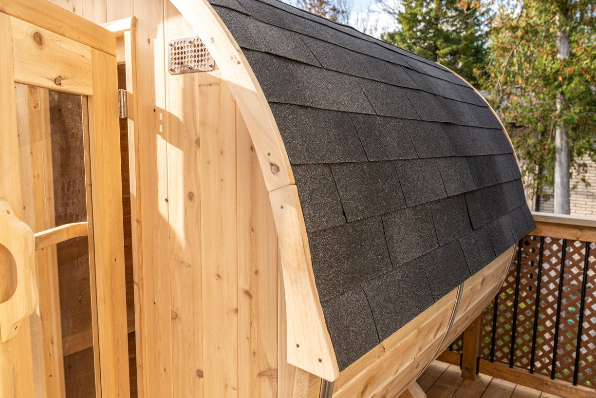 Dundalk Leisurecraft Canadian Timber Outdoor Sauna Harmony Model