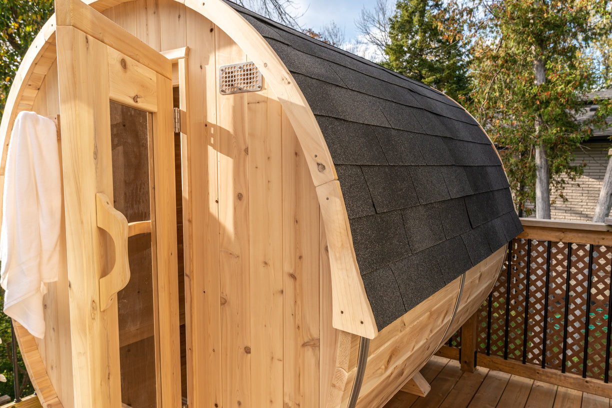 Dundalk Leisurecraft Canadian Timber Outdoor Sauna Harmony Model