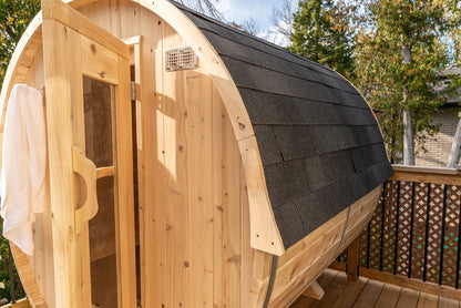 Dundalk Leisurecraft Canadian Timber Outdoor Sauna Harmony Model