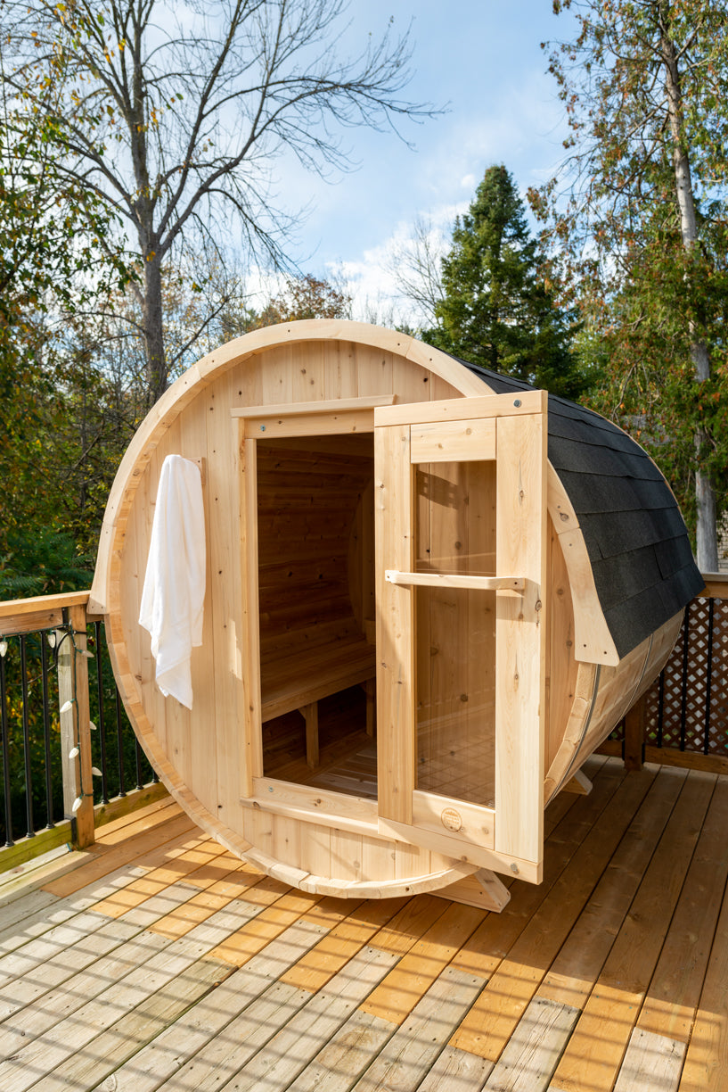 Dundalk Leisurecraft Canadian Timber Outdoor Sauna Harmony Model