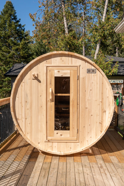 Dundalk Leisurecraft Canadian Timber Outdoor Sauna Harmony Model