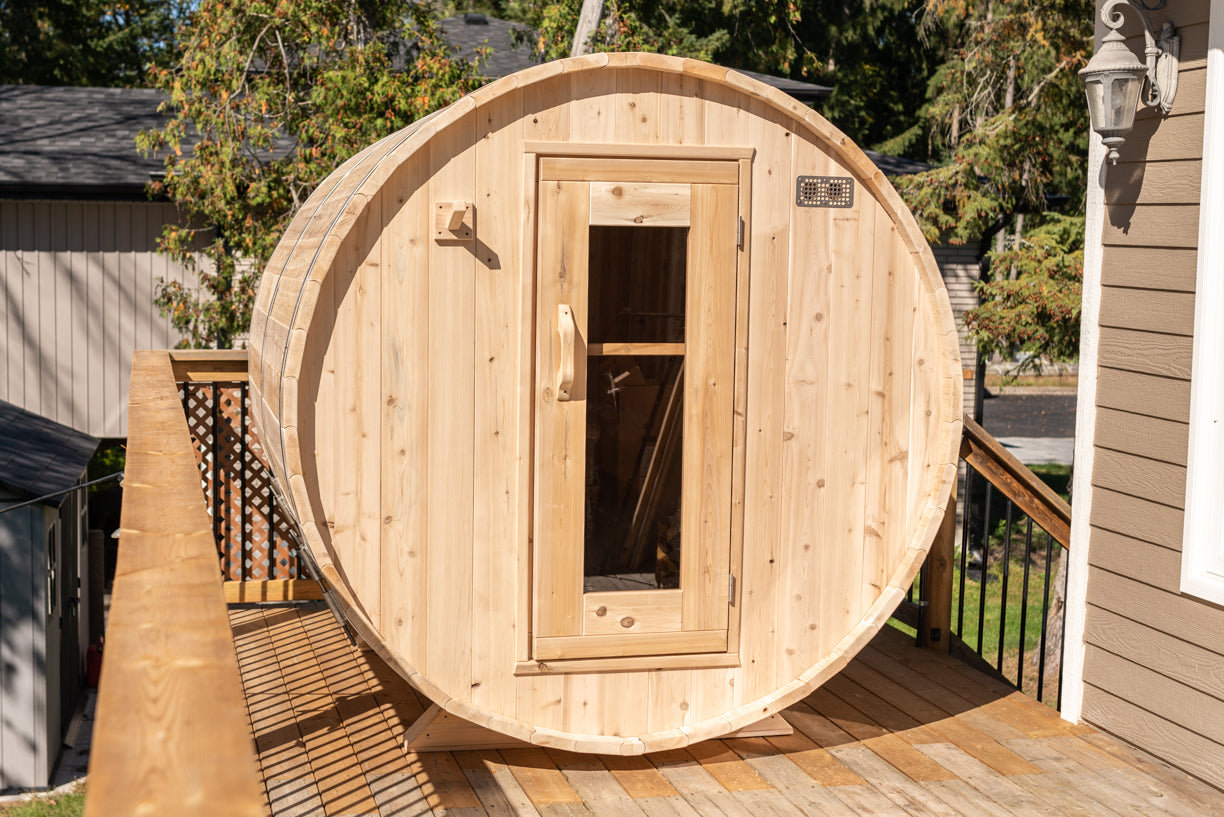 Dundalk Leisurecraft Canadian Timber Outdoor Sauna Harmony Model