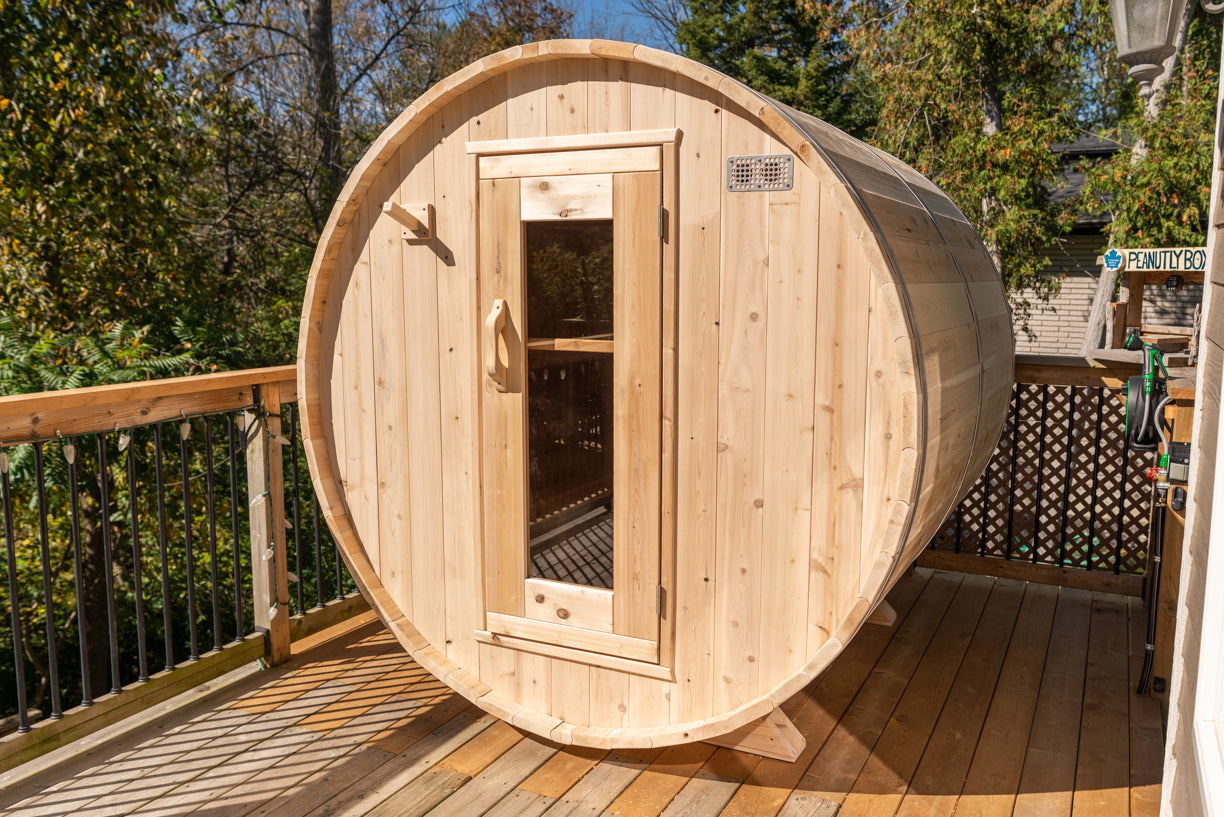 Dundalk Leisurecraft Canadian Timber Outdoor Sauna Harmony Model