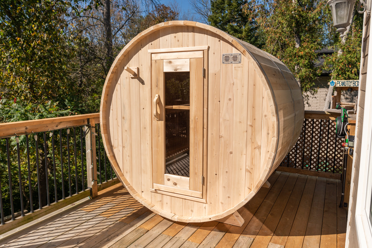 Dundalk Leisurecraft Canadian Timber Outdoor Sauna Harmony Model
