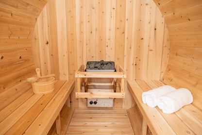 Dundalk Leisurecraft Canadian Timber Outdoor Sauna Harmony Model