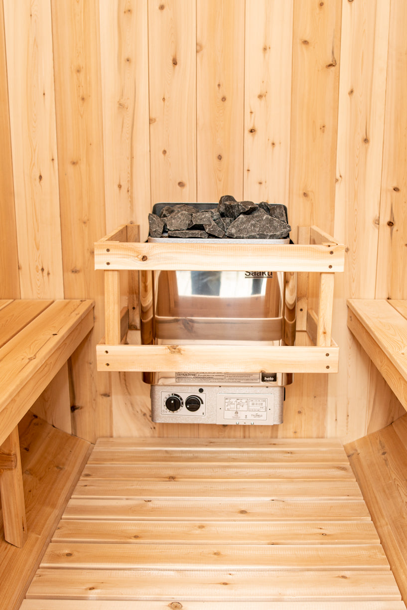 Dundalk Leisurecraft Canadian Timber Outdoor Sauna Harmony Model