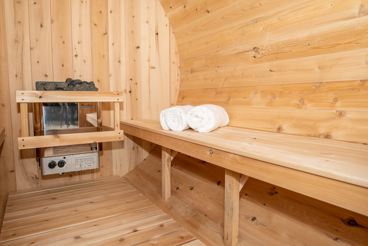 Dundalk Leisurecraft Canadian Timber Outdoor Sauna Harmony Model