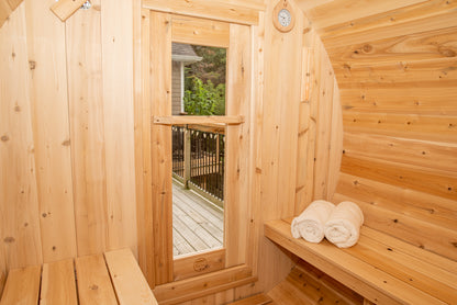 Dundalk Leisurecraft Canadian Timber Outdoor Sauna Harmony Model