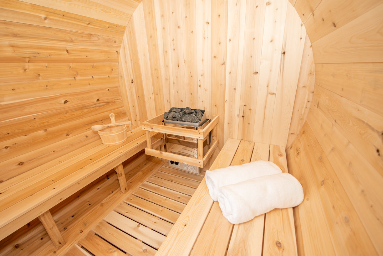 Dundalk Leisurecraft Canadian Timber Outdoor Sauna Harmony Model