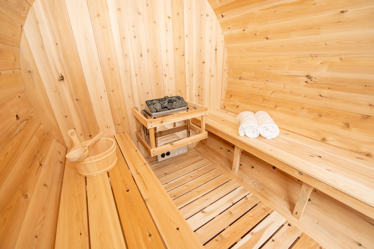Dundalk Leisurecraft Canadian Timber Outdoor Sauna Harmony Model