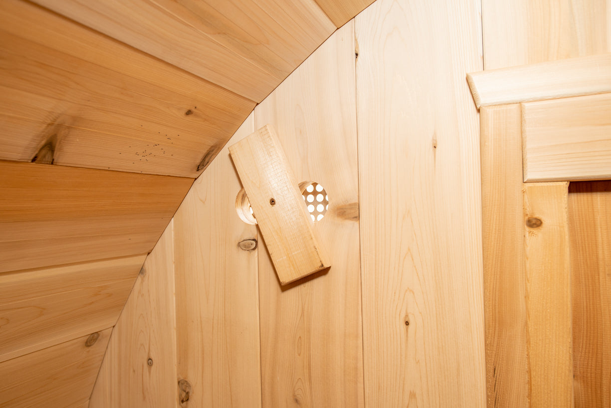 Dundalk Leisurecraft Canadian Timber Outdoor Sauna Harmony Model
