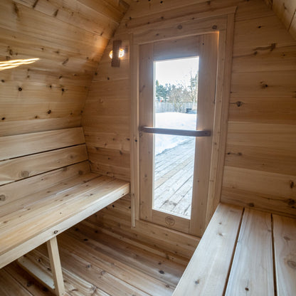 Dundalk Leisurecraft Canadian Timber MiniPod Outdoor Sauna