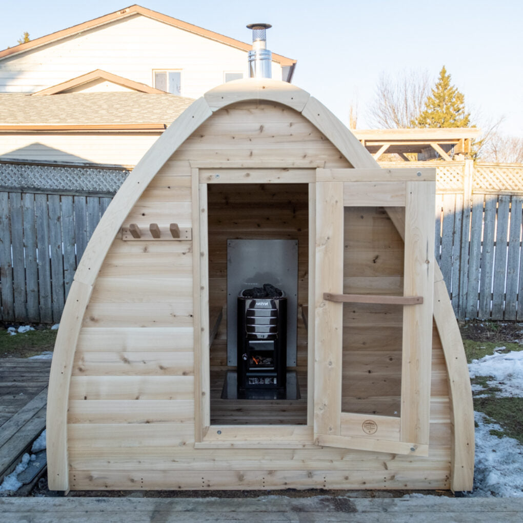 Dundalk Leisurecraft Canadian Timber MiniPod Outdoor Sauna