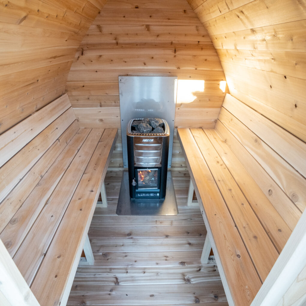 Dundalk Leisurecraft Canadian Timber MiniPod Outdoor Sauna