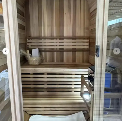 Auris One Luxury Outdoor Cedar Sauna Orivon Wellness