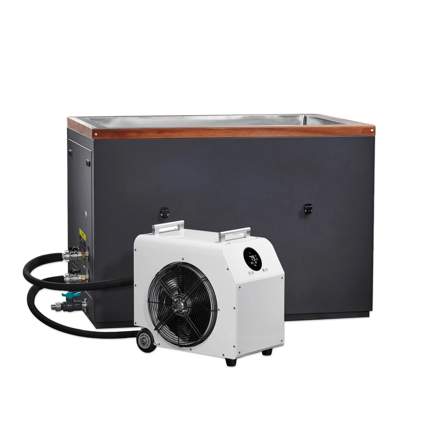 Dynamic Cold Therapy "CUBOID" 304 Stainless Steel Cold Plunge (DCT-S-050-NS-34) Dynamic Cold Therapy