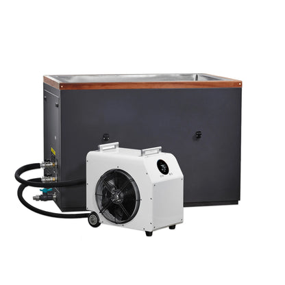 Dynamic Cold Therapy "CUBOID" 304 Stainless Steel Cold Plunge (XL) Chiller (DCT-S-055-NS-34) Dynamic Cold Therapy