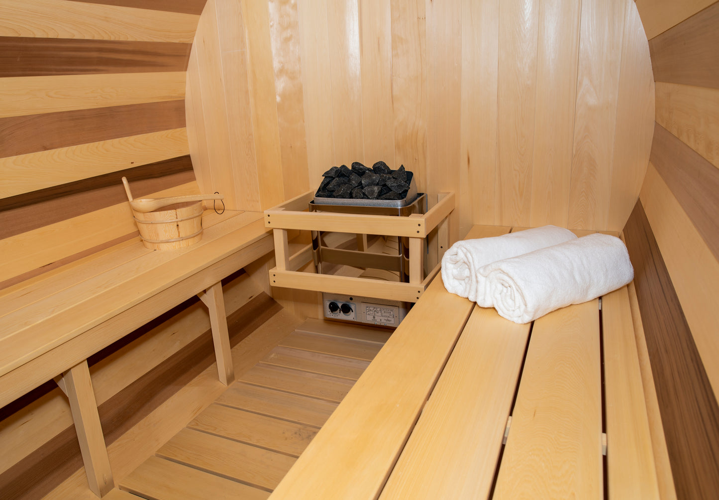 Dundalk Leisurecraft Canadian Timber Outdoor Sauna Tranquility Model