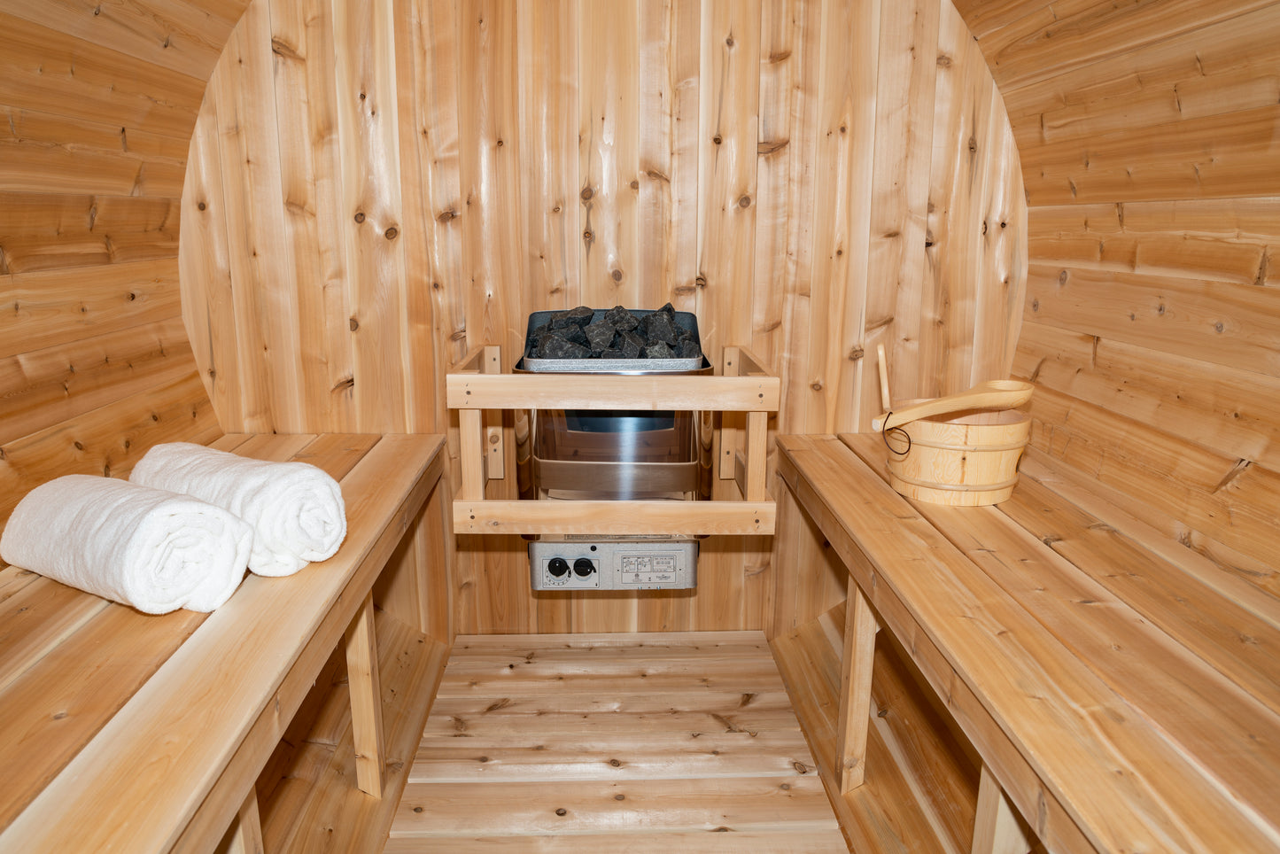 Dundalk Leisurecraft Canadian Timber Outdoor Sauna Serenity Model