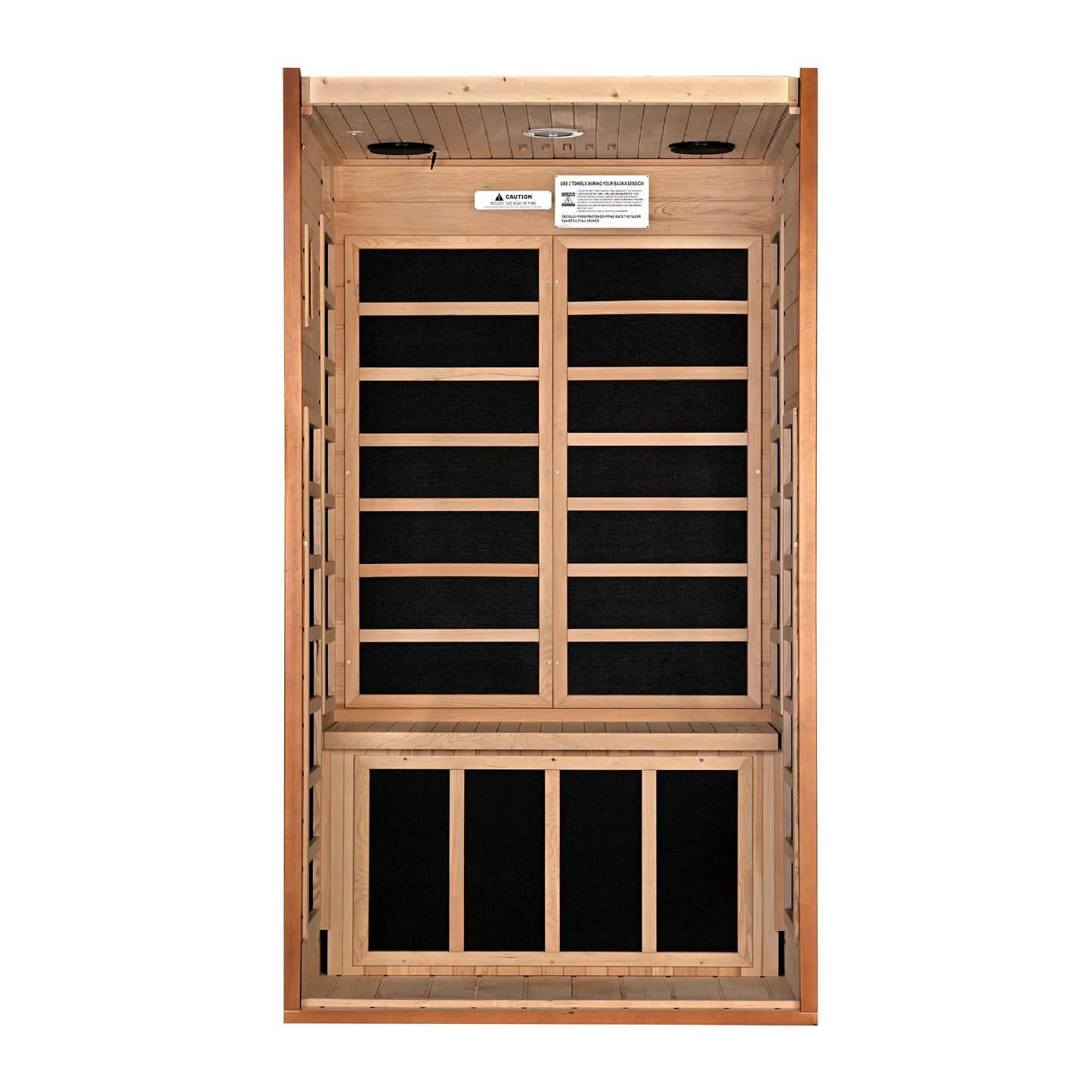 Dynamic "Avila" Elite 1-2-Person Ultra Low EMF FAR Infrared Sauna (DYN-6103-01 Elite) Dynamic Saunas