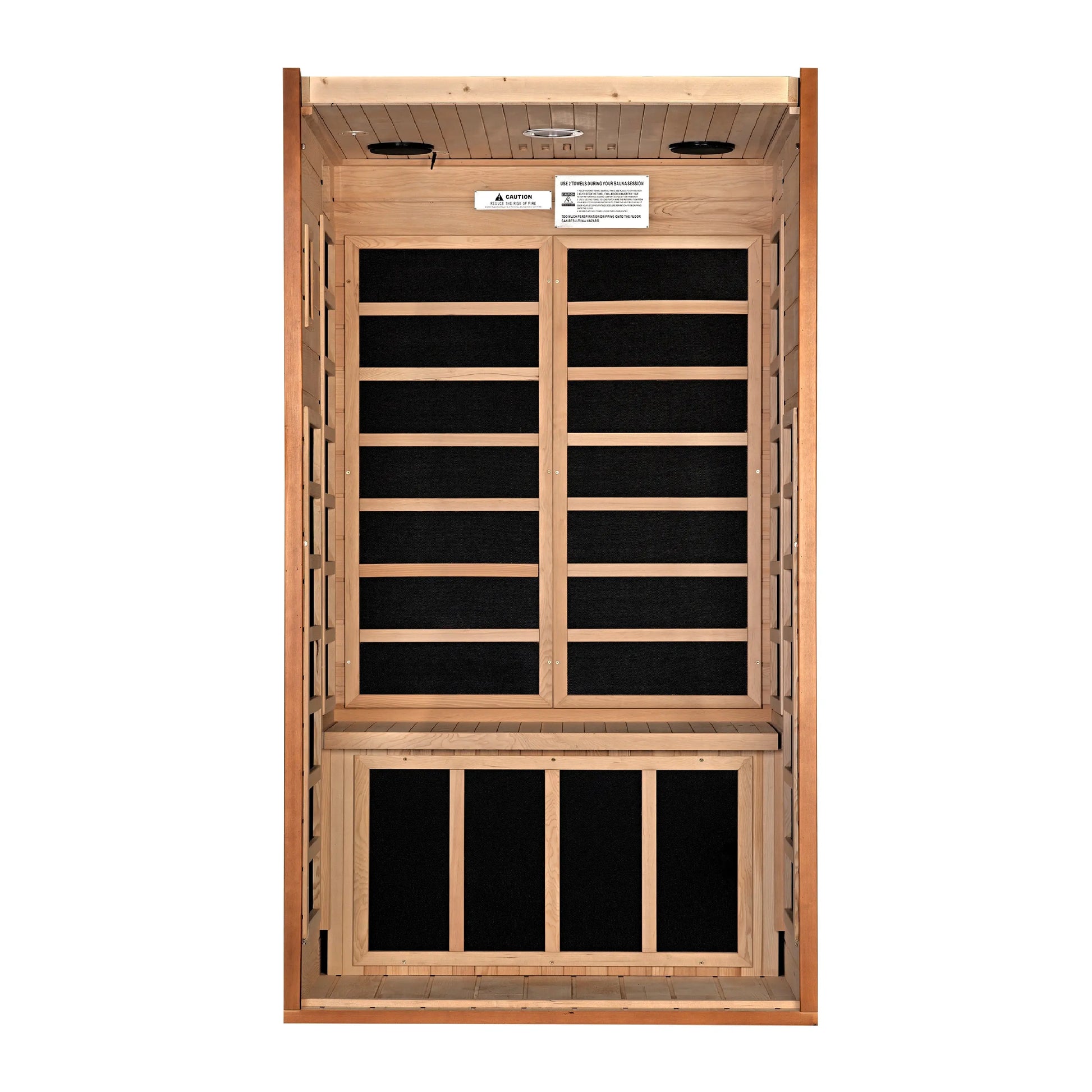 Dynamic "Avila" 1-2-Person Low EMF FAR Infrared Sauna (DYN-6103-01) Dynamic Saunas
