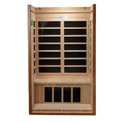 Dynamic "Barcelona" 1-2-Person Low EMF FAR Infrared Sauna (DYN-6106-01) Dynamic Saunas