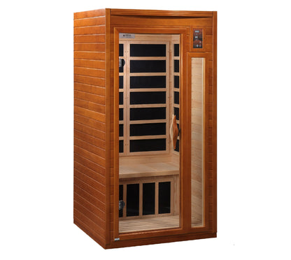 Dynamic "Barcelona" Elite 1-2-Person Ultra Low EMF FAR Infrared Sauna (DYN-6106-01 Elite) Dynamic Saunas