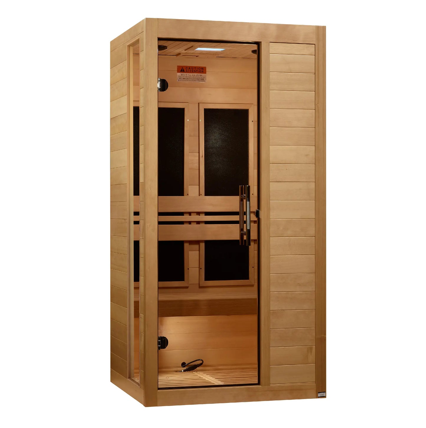 Dynamic "Veneto" Elite 1-2-Person Ultra Low EMF FAR Infrared Sauna (DYN-6115-05 Elite) Dynamic Saunas