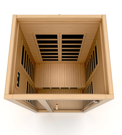 Dynamic "Gracia" Elite 1-2-Person Ultra Low EMF FAR Infrared Sauna (DYN-6119-01 Elite) Dynamic Saunas