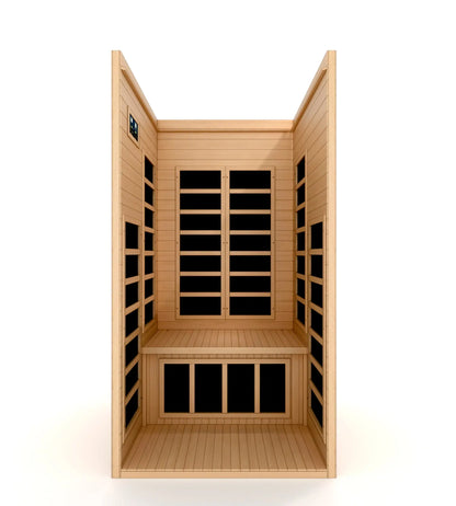 Dynamic "Gracia" Elite 1-2-Person Ultra Low EMF FAR Infrared Sauna (DYN-6119-01 Elite) Dynamic Saunas
